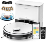 ILIFE A30 Pro Robot Vacuum and Mop with Self-Emptying Station - White