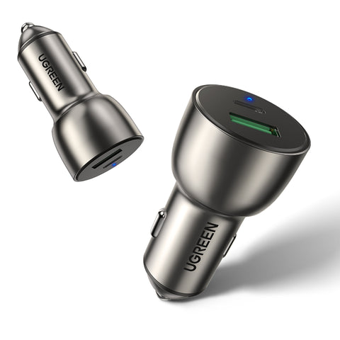 UGREEN 52W Car Charger Alu Case (Space Grey)CD213