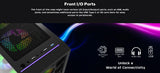 جهاز ألعاب i5 - معالج Intel Core i5-12400F، كرت شاشة RTX 3050 6GB، نظام تشغيل Windows 11 Pro