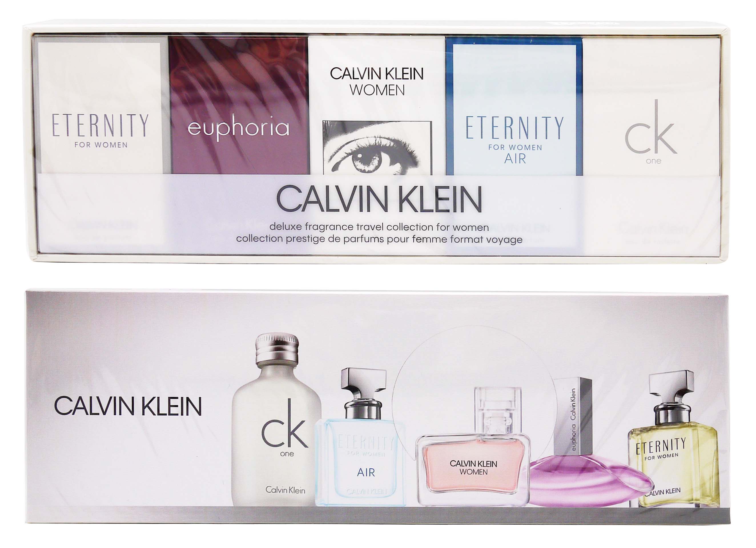 Calvin Klein Deluxe Fragrance Travel Collection For Her - 5 pcs Calvin Klein Deluxe Fragrance Travel Collection For Her - 5 pcs