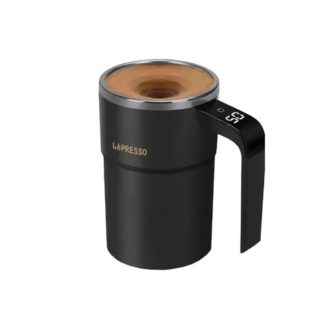 LePresso Stirmagic Auto Stirring Mug - Black