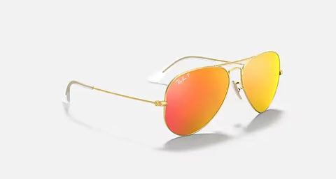 Ray-Ban RB3025 112/4D 58-14 Aviator Flash Lenses Sunglasses