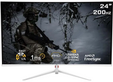 Twisted Minds 23.6inch FHD VA 200Hz 1ms Curved Gaming Monitor White