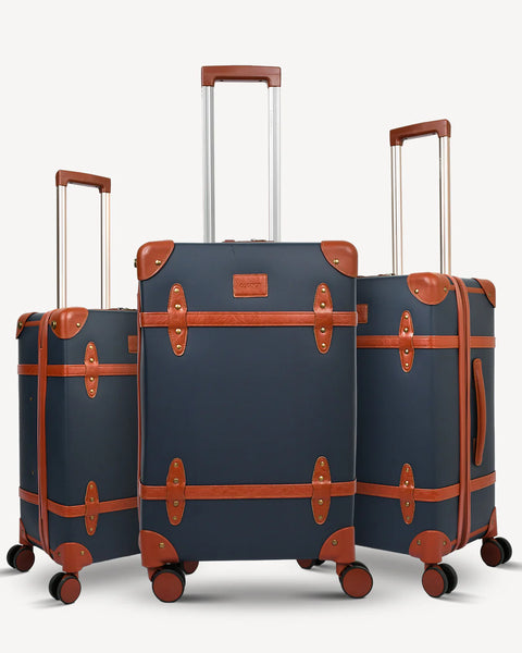 KarryOn, Heritage PU Leather 3pc Set - 28"/24"/20"