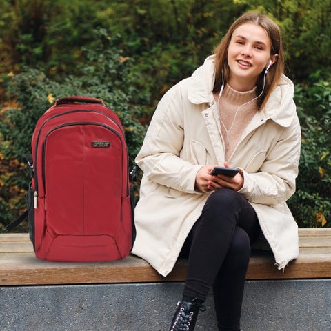 Polo Backpack Club Genius Soft Waterproof - 19 Inch - Red