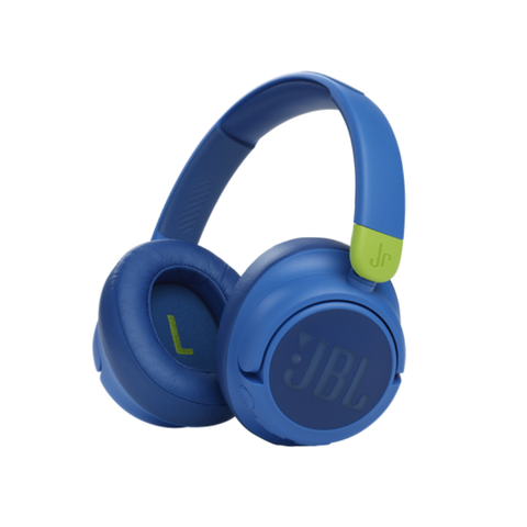 JBL JR460NC Wireless Bluetooth Headphones with Noise Cancelling - Blue