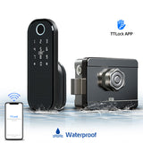 Gopeta VD08, TTLock Smart Outdoor Lock for Metal Gates, Fingerprint, RFID & App Control