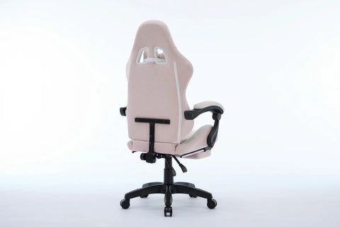 Oartex LD035 Fiber Gaming Chair - Pink & White
