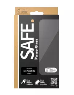 PanzerGlass SAFE95587, Screen Protector for iPhone 15 Pro, Clear