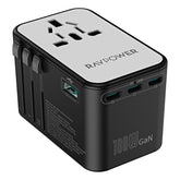 RavPower RP-PC1077 GaN 100W 5-In-1 Travel Charger 3C 2A