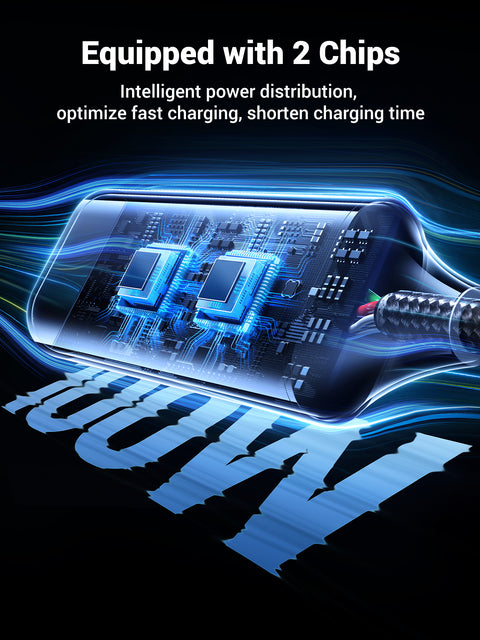 UGREEN 35087, 2-in-1 Universal PD Fast Charging Cable 100W max