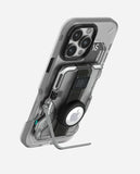 AULUMU G03 Multi-Tool Magnetic Metal Wallet Frosted Cover - Translucent White