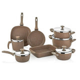 Saflon Granite Cookware Set - 13 Pieces