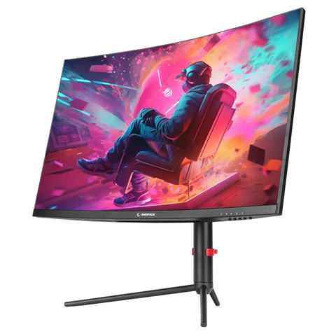 Rampage PRIME PR27R165QC 27-Inch Curved Gaming Monitor 165Hz 1ms QHD 2K VA FreeSync - Black