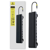 بيسوس إليت جوي إي إتش 3 - 12 × 1 موزع مع حامل - رمادي