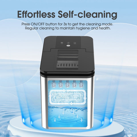 Daewoo Bullet Ice Maker 100W, 1.8L Water Tank - DIM202S