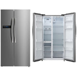 Midea Refrigerator GR 689L / NET 527L Side-by-Side Silver
