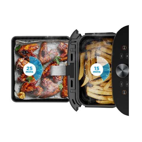 Midea 1700Watts, 11 Liters Capacity, 2-in-1 Air Fryer - MAD-110D2APK