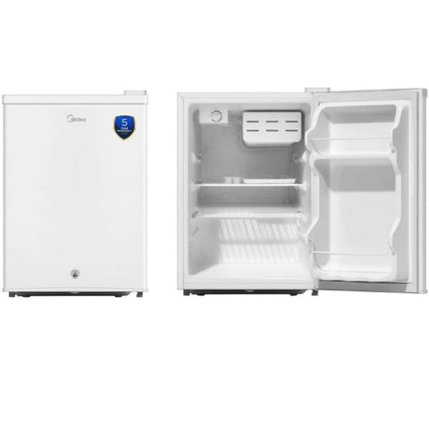 Midea, Single Door Refrigerator 65 Liters (2.3 CFT), Manual Defrost, White (MDRD108FGE01)