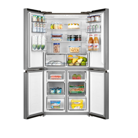 Midea Refrigerator 632L / 22.3 CFT 4D Inverter Silver