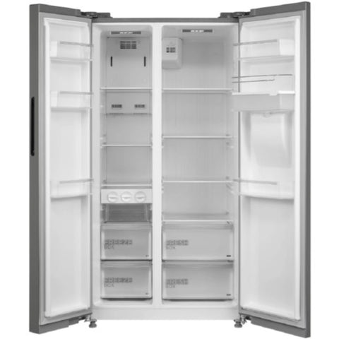 Midea Side by Side Refrigerator 735 Liters 25.9 CFT, Stainless Steel - MDRS704FIE02AE