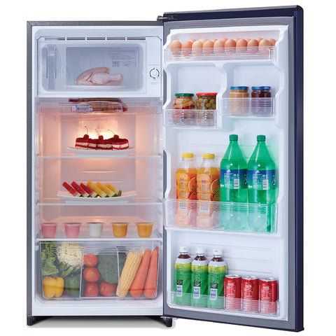 Sharp Refrigerator 184L 6.4 CFT Side Door Dark Silver