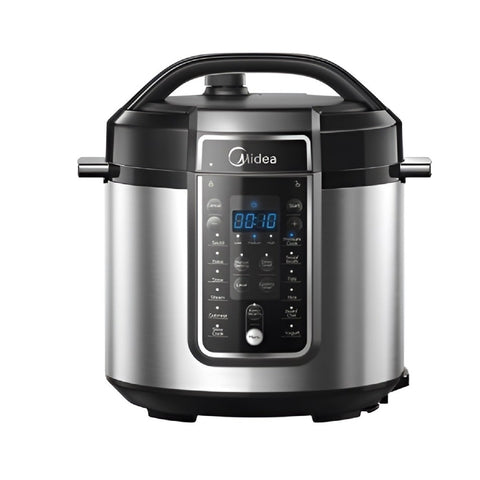 Midea Pressure Cooker 1200 Watts 8 Liters - MPC-8002SA-SS