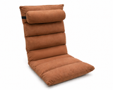 Adjustable 5-Position Folding Floor Chair with Lumbar Support Pillow