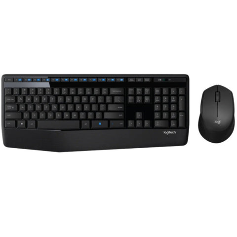 Logitech MK345 Comfort Wireless Keyboard & Mouse Combo Arabic/English – Black