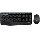 Logitech MK345 Comfort Wireless Keyboard & Mouse Combo Arabic/English – Black