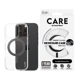 جراب CARE by PanzerGlass® مزود بحامل أسود وMagSafe لهاتف iPhone 16 Pro