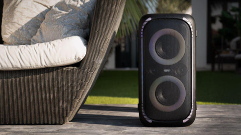 Porodo PD-BASHX-BK, Soundtec 640W Party Speaker with Trolley - Black