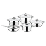 OMS Stainless Steel Cookware - Set of 9
