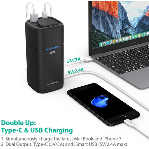 RAVPower 20,000mAh Universal Power Bank with AC Outlet