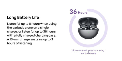 سماعات هواوي فري كليب اللاسلكية