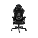 BLACK BULL Gaming Chair With Headrest Up & Down Slide Adjustable and Moveable Armrest, Woven Fabric, Black & Blue