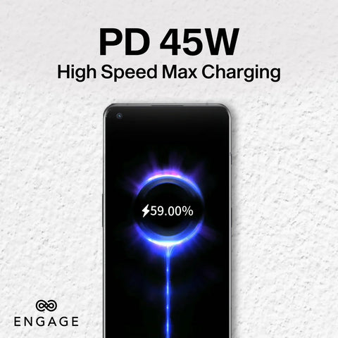 Engage, Ultra-Compact Wireless Magnetic Power Bank (10000mAh, 45W)