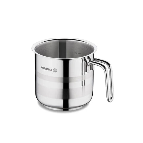 Korkmaz A2045 Milk Pan – 2.0L, 14x14 cm – (ASTRA2 Series)