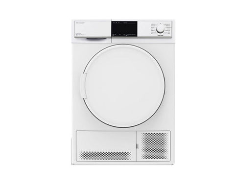 Sharp Condenser Dryer 9Kg 15 Programs White