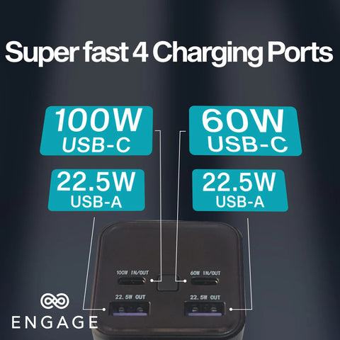 Engage, Super Charge Power Bank (20000mAh) with LED Display (100W)