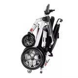 Lightweight Folding Electric Wheelchair with Dual Motor, Compact - 130kg Load Capacity
