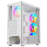 Twisted Minds Apex-03 Mid Tower, 3*120mm ARGB Fan Gaming Case - White