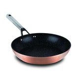 Berlinger Haus Hammered Cooking Set 9 Pcs Set Casseroles (30+26+22 cm) + Fry Pan (30+26+22 cm) - Copper