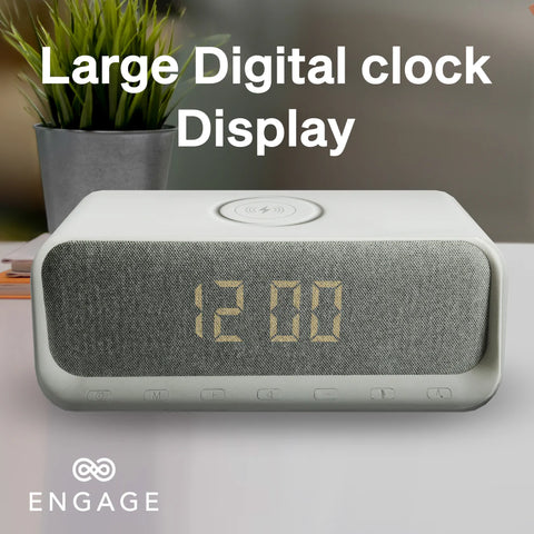 Engage, Multifunctional Bluetooth Speaker with Digital Alarm Clock