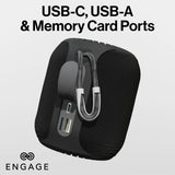 Engage, Mini Portable Wireless Speaker – Rich Bass, Bluetooth 5.0, Dual Pairing