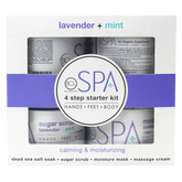 BCL spa lavender & mint starter kit skincare unisex 4pcs