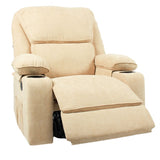 Black Bull Premium Sofa Swivel Rocker Recliner Size (H:110 W: 86 cm) Assembly not included – Fabric Beige (Free Delivery)