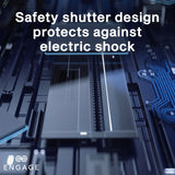 إنجيج، محول السفر العالمي مع 3 منافذ PD (65 واط)