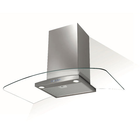 Flamegas Built-in Glass Hood, 90cm