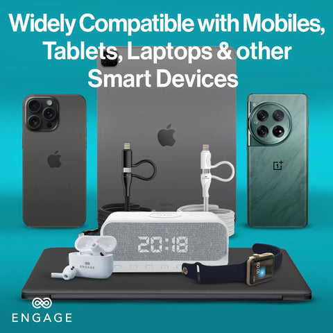 Engage, Magnetic USB-C Cable with Lightning Adapter (60W)